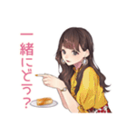 ガーリー女子のまったりおうちカフェ（個別スタンプ：26）