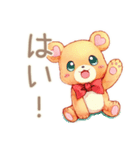 やさしいくまの丁寧な出欠調整（個別スタンプ：22）