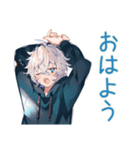 パーカー男子★年中使える日常挨拶（個別スタンプ：2）