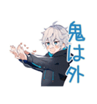 パーカー男子★年中使える日常挨拶（個別スタンプ：18）