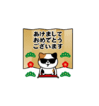 飛び出す！グラサンキャット＠お正月/再販（個別スタンプ：1）