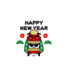 飛び出す！グラサンキャット＠お正月/再販（個別スタンプ：3）