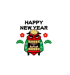 飛び出す！グラサンガール＠お正月/再販（個別スタンプ：3）