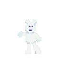 くまきちミツバチ 8bit（個別スタンプ：11）