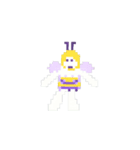 くまきちミツバチ 8bit（個別スタンプ：12）