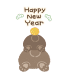 くまとくま。冬のBIGスタンプ vol.3（個別スタンプ：7）