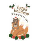 くまとくま。冬のBIGスタンプ vol.3（個別スタンプ：20）