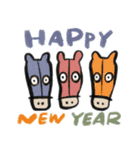 毎年つかえる❤️干支と筆文字❤️午年多め（個別スタンプ：8）