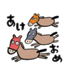 毎年つかえる❤️干支と筆文字❤️午年多め（個別スタンプ：11）