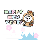 飛び出す！ひねくれうさぎのお正月2026（個別スタンプ：7）