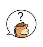 午年の吹きだし40個（個別スタンプ：33）