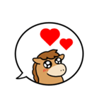 午年の吹きだし40個（個別スタンプ：39）