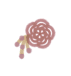 ふわもこボアde年賀状 組み合わせスタンプ2（個別スタンプ：12）