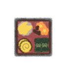 ふわもこボアde年賀状 組み合わせスタンプ2（個別スタンプ：21）