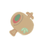 ふわもこボアde年賀状 組み合わせスタンプ2（個別スタンプ：30）