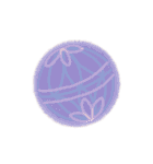 ふわもこボアde年賀状 組み合わせスタンプ2（個別スタンプ：33）