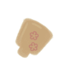 ふわもこボアde年賀状 組み合わせスタンプ2（個別スタンプ：34）