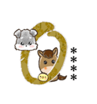 名前が入る★年末年始＆愛犬シュナ【のし】（個別スタンプ：34）