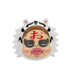 フィギュア版 あけおめだよ！さげみちゃん（個別スタンプ：12）