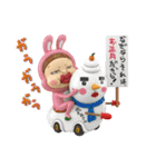 フィギュア版 あけおめだよ！さげみちゃん（個別スタンプ：18）