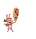 フィギュア版 あけおめだよ！さげみちゃん（個別スタンプ：25）