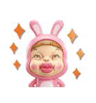 フィギュア版 あけおめだよ！さげみちゃん（個別スタンプ：28）