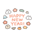 年賀うさちゃん2026 敬語（個別スタンプ：13）