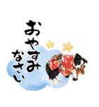 ボーダーコリー子犬のお正月スタンプ2026♡（個別スタンプ：28）