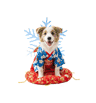ボーダーコリー子犬のお正月スタンプ2026♡（個別スタンプ：38）
