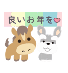 2026年シュナウザー犬正月（個別スタンプ：34）