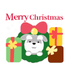 2026年シュナウザー犬正月（個別スタンプ：40）