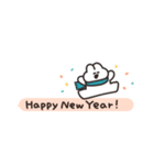 年賀うさちゃん2026 省スペース（個別スタンプ：30）