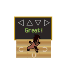 動くモブ馬隊ゲームセンター正月（個別スタンプ：19）