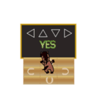 動くモブ馬隊ゲームセンター正月（個別スタンプ：23）