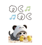 パンダ帽が可愛い猫 気軽に使える BIG 冬（個別スタンプ：11）