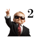 お正月のうざい赤ちゃん【あけおめ・煽り】（個別スタンプ：19）