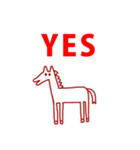 2026 年賀状 あけましておめでとう 馬 01（個別スタンプ：25）