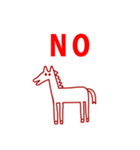 2026 年賀状 あけましておめでとう 馬 01（個別スタンプ：26）