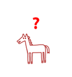 2026 年賀状 あけましておめでとう 馬 01（個別スタンプ：30）