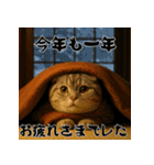 毎年使える♡スコティッシュフォールド正月（個別スタンプ：19）