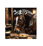 お正月に送れる馬のスタンプ（個別スタンプ：19）