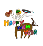 仙人の仙人による仙人のための年末年始–午（個別スタンプ：2）