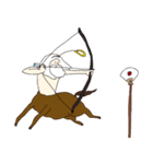 仙人の仙人による仙人のための年末年始–午（個別スタンプ：14）