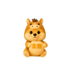 動く！新年ほっこりワンちゃんスタンプ（個別スタンプ：11）