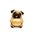 動く！新年ほっこりワンちゃんスタンプ（個別スタンプ：13）