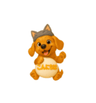 動く！新年ほっこりワンちゃんスタンプ（個別スタンプ：14）