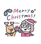 おかっぱめがねのゆるかわ年末年始（個別スタンプ：15）