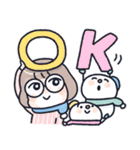 おかっぱめがねのゆるかわ年末年始（個別スタンプ：18）