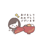 ゆるふわボブガール◎年末年始 #2026（個別スタンプ：11）