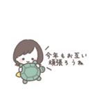 ゆるふわボブガール◎年末年始 #2026（個別スタンプ：28）